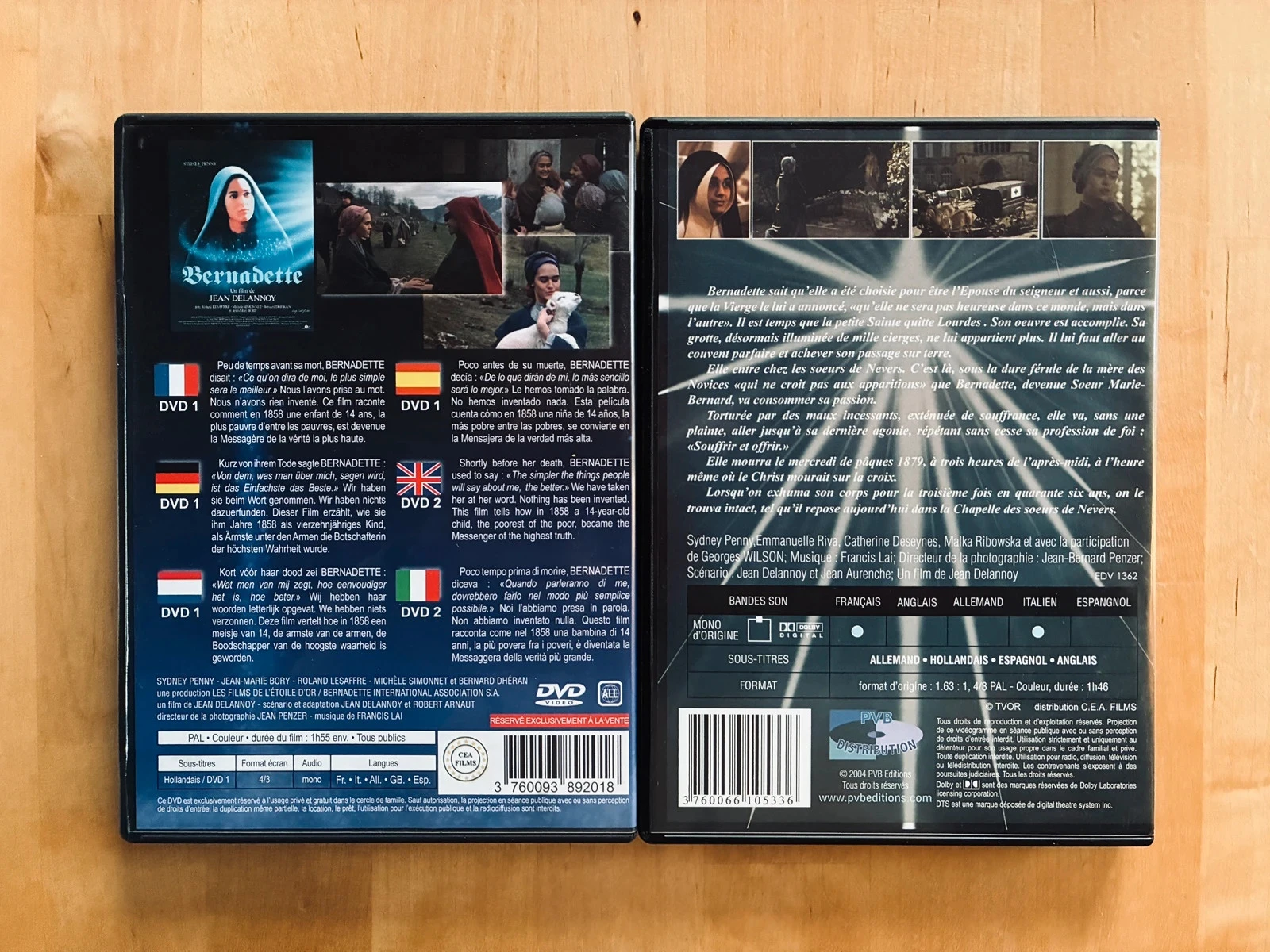 Lot 2 DVD Bernadette et La passion de Bernadette. – photo 3